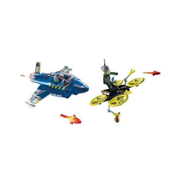 PLAYMOBIL 70780 DRONE CHASE BY POLICE JET KOUREAS TOYS