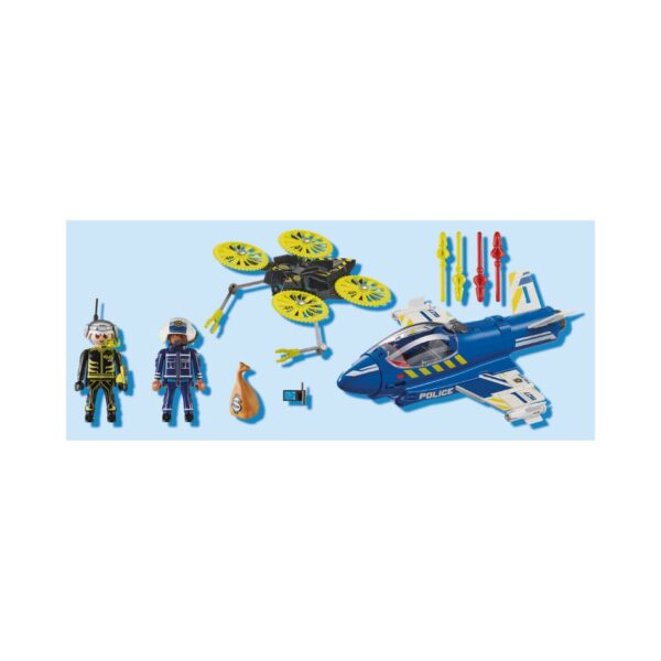 PLAYMOBIL 70780 DRONE CHASE BY POLICE JET KOUREAS TOYS