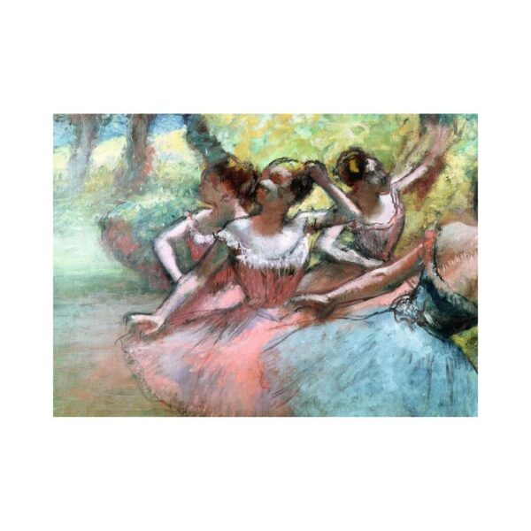 RAVENSBURGER 14847 1000 Pcs PUZZLE DEGAS: FOUR BALLERINAS ON THE STAGE KOUREAS TOYS