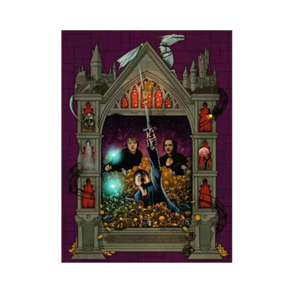 RAVENSBURGER 16749 1000 Pcs PUZZLE HARRY POTTER AND THE DEATHLY HALLOWS II KOUREAS TOYS
