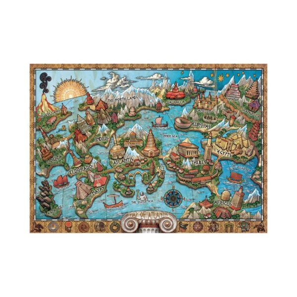 RAVENSBURGER 16728 1000 Pcs PUZZLE ATLANTIS KOUREAS TOYS