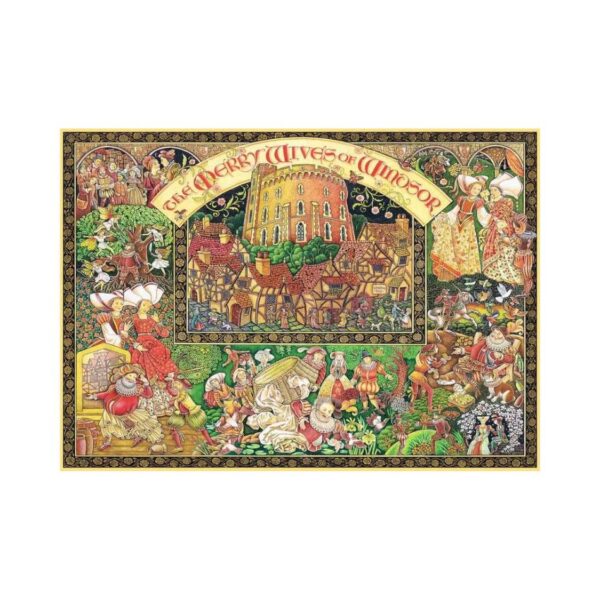 RAVENSBURGER 16809 1000 Pcs PUZZLE WINDSOR WIVES KOUREAS TOYS