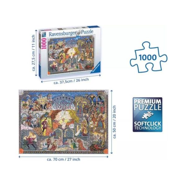 RAVENSBURGER 16808 1000 Pcs PUZZLE ROMEO AND JULIET KOUREAS TOYS