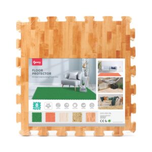 PRINTED EVA PUZZLE MAT WOOD DESIGN FLOOR PROTECTOR KOUREAS TOYS