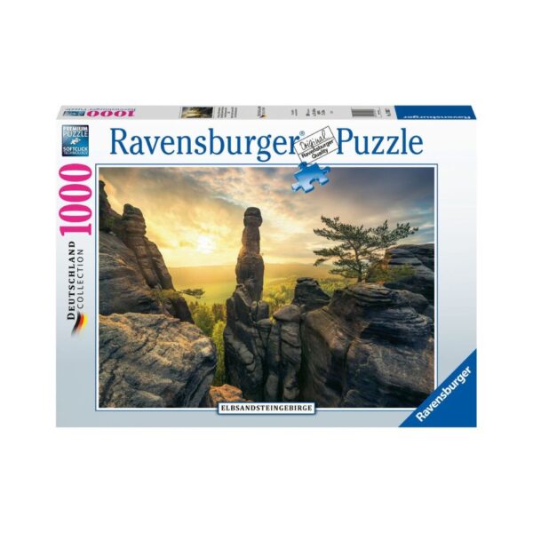 RAVENSBURGER 17093 1000 Pcs PUZZLE ELBE SANSTONE MOUNTAINS KOUREAS TOYS