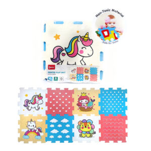 UNICORN PRINTED PUZZLE MAT KOUREAS TOYS