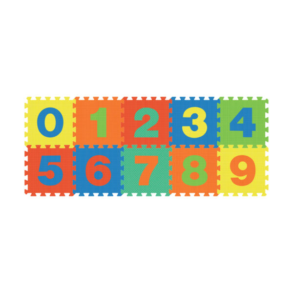 PUZZLE MAT NUMBER (0-9) NON-PHTHALATE KOUREAS TOYS