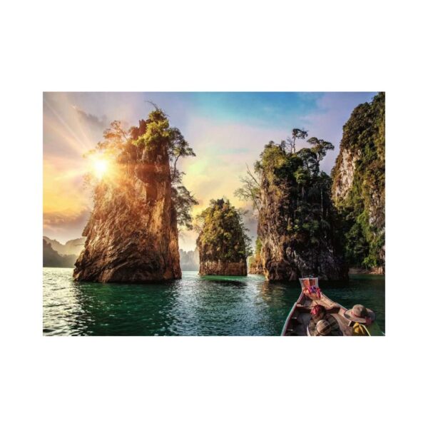RAVENSBURGER 13968 1000 Pcs PUZZLE THREE ROCKS IN CHEOW - THAILAND KOUREAS TOYS