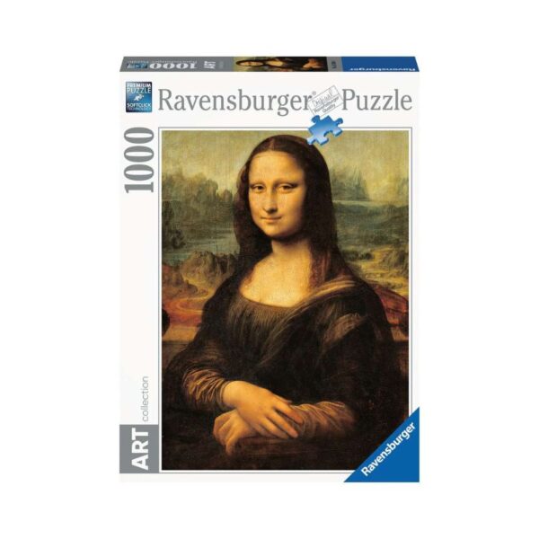 RAVENSBURGER 15296 1000 Pcs PUZZLE LEONARDO DA VINCI, MONA LISA KOUREAS TOYS