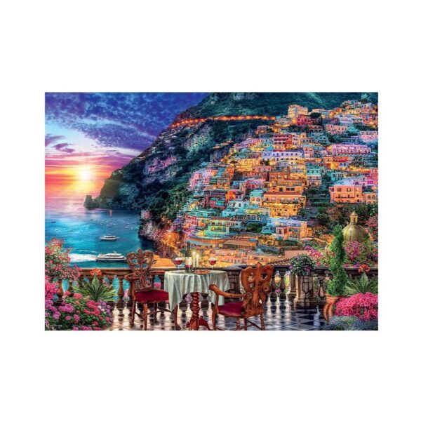 RAVENSBURGER 15263 1000 Pcs PUZZLE DINNER IN POSITANO - ITALY KOUREAS TOYS