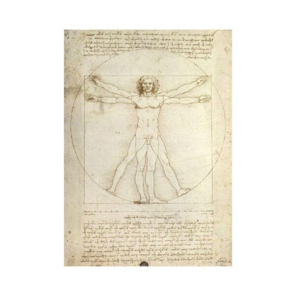 RAVENSBURGER 15250 1000 Pcs PUZZLE LEONARDO DA VINCI: "THE VITRUVIAN MAN" KOUREAS TOYS