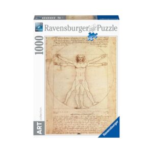 RAVENSBURGER 15250 1000 Pcs PUZZLE LEONARDO DA VINCI: "THE VITRUVIAN MAN" KOUREAS TOYS