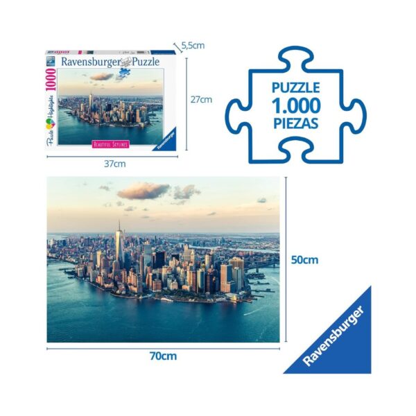 RAVENSBURGER 14086 1000 Pcs PUZZLE NEW YORK KOUREAS TOYS