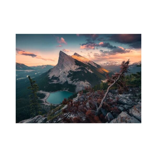 RAVENSBURGER 15011 1000 Pcs PUZZLE EVENING IN THE ROCKY MOUNTAINS KOUREAS TOYS