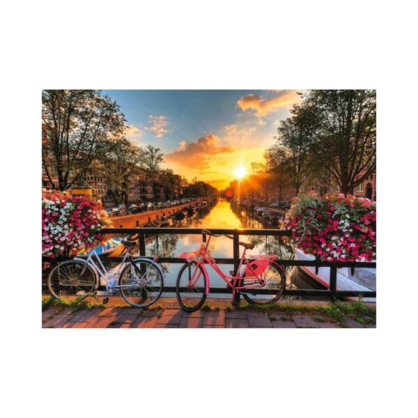 RAVENSBURGER 19606 1000 Pcs PUZZLE BICYCLES IN AMSTERDAM KOUREAS TOYS