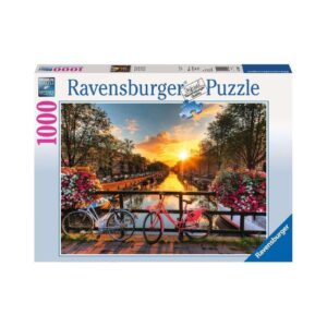 RAVENSBURGER 19606 1000 Pcs PUZZLE BICYCLES IN AMSTERDAM KOUREAS TOYS