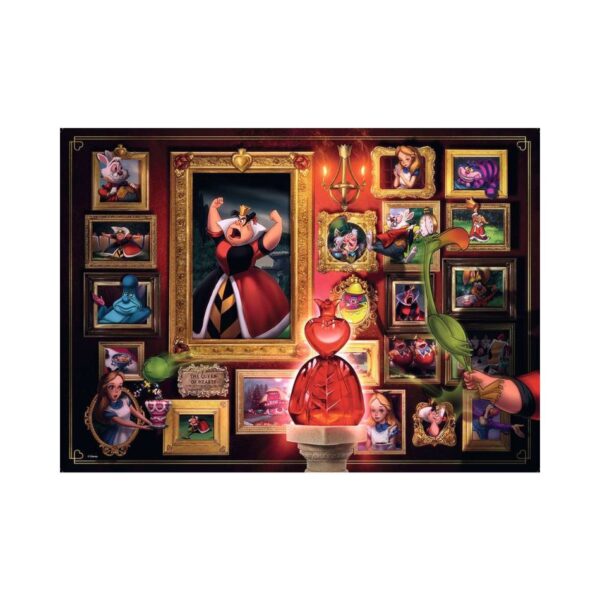 RAVENSBURGER 15026 1000 Pcs PUZZLE DISNEY VILLAINOUS - QUEEN OF HEARTS KOUREAS TOYS