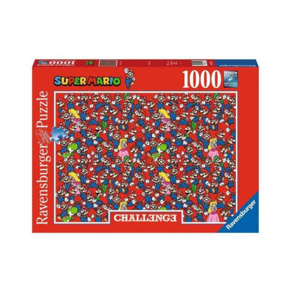 RAVENSBURGER 16525 1000 Pcs PUZZLE CHALLENGE - SUPER MARIO BROS KOUREAS TOYS
