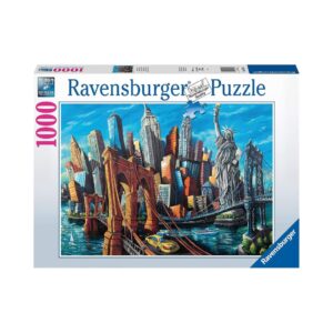 RAVENSBURGER 16812 1000 Pcs PUZZLE NEW YORK KOUREAS TOYS
