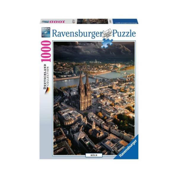 RAVENSBURGER 15995 1000 Pcs PUZZLE COLOGNE CATHEDRAL KOUREAS TOYS