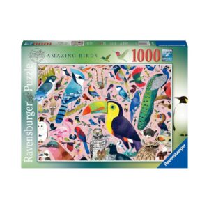 RAVENSBURGER 16769 1000 Pcs PUZZLE AMAZING BIRDS KOUREAS TOYS