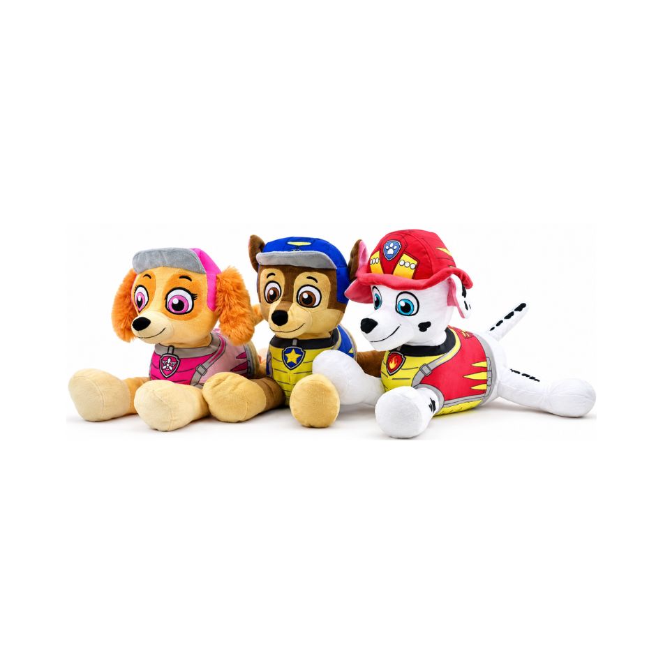 PAW PATROL 50 CM PLUSH TOY WITH CAP – 3 DESIGNS KOUREAS TOYS