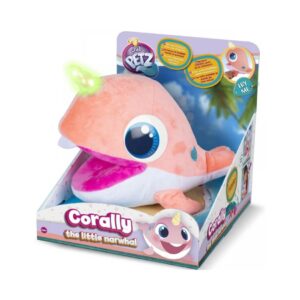 AS ZOO CORALLY PLUSH INTERACTIVE THE LITTLE NARVAL KOUREAS TOYS