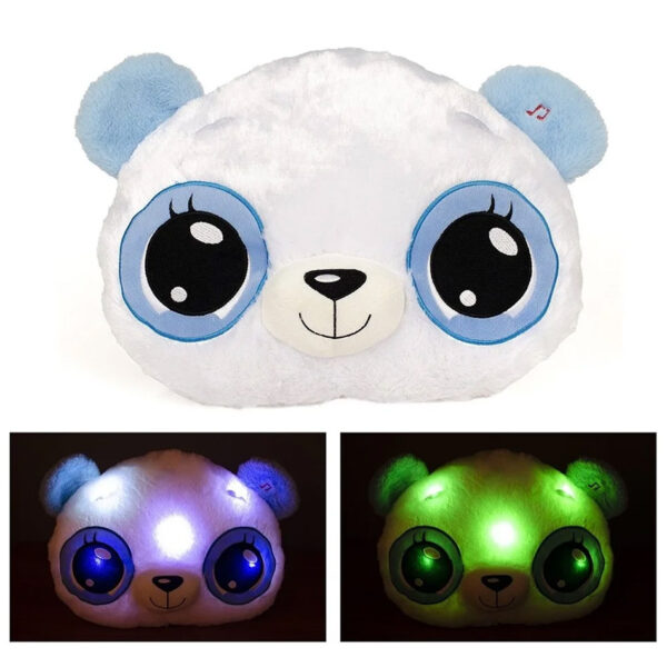 JAY AT PLAY 8190 PANDA HUGZZZ 35cm PLUSH PILLOW WITH MUSIC AND LIGHTS KOUREAS TOYS