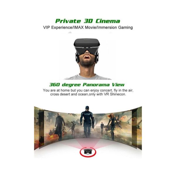 VR SHINECON 3D VR VIRTUAL REALITY GLASSES HEADSET KOUREAS TOYS