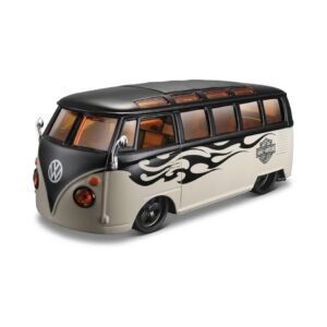 MAISTO 32192 1:25 HARLEY-DAVIDSON® VOLKSWAGEN VAN "SAMBA" KOUREAS TOYS