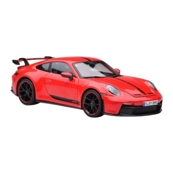 MAISTO 36458 1:18 2022 PORSCHE 911 GT3 WITH STRIPE BLACK KOUREAS TOYS