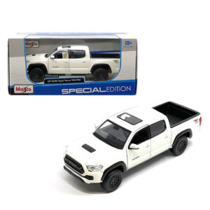 MAISTO 32910 1:27 2023 TOYOTA TACOMA TRD PRO WHITE KOUREAS TOYS