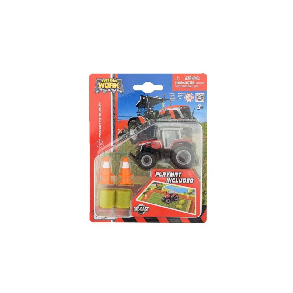 MAISTO 15592 1:64 MINI FARM (MASSEY FERGUSON/FENT/NEW HOLLAND) KOUREAS TOYS