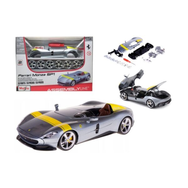 MAISTO 39018-39140 1:24 FERRARI MONZA SP1 ASSEMBY LINE 33 PCS KOUREAS TOYS