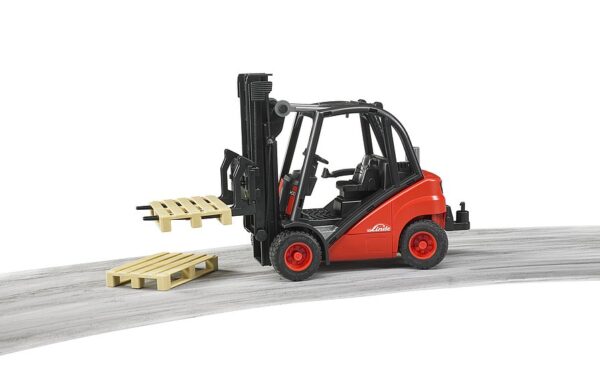 BRUDER 02511 LINDE FORK LIFT H30D WITH 2 PALLETS