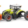 BRUDER 03017 CLAAS AXION 950 WITH SNOW CHAINS AND SNOW BLOWER KOUREAS TOYS