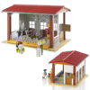 BRUDER 62621 COW BARN WITH MILKING MACHINE,COW AND FIGURE KOUREAS TOYS