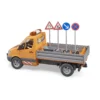 BRUDER 02537 MB SPRINTER MUNICIPAL WITH L AND S MODULEWORKER & ACCESSORIES KOUREAS TOYS