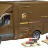 BRUDER 02538 MB SPRINTER UPS WITH DRIVER AND ACCESSORIES KOUREAS TOYS