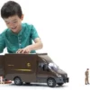 BRUDER 02538 MB SPRINTER UPS WITH DRIVER AND ACCESSORIES KOUREAS TOYS