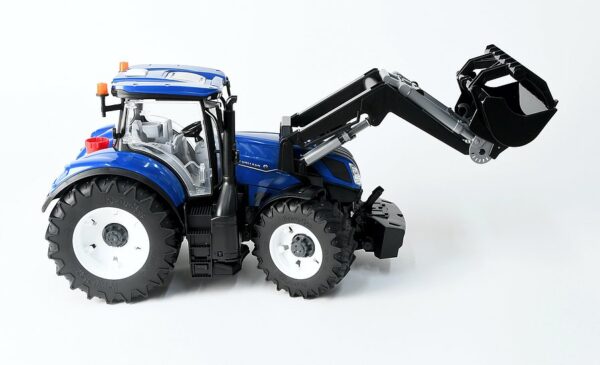 BRUDER 03121 NEW HOLLAND T7.340 WITH SLIP-ON FRONT LOADER KOUREAS TOYS