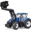 BRUDER 03121 NEW HOLLAND T7.340 WITH SLIP-ON FRONT LOADER KOUREAS TOYS