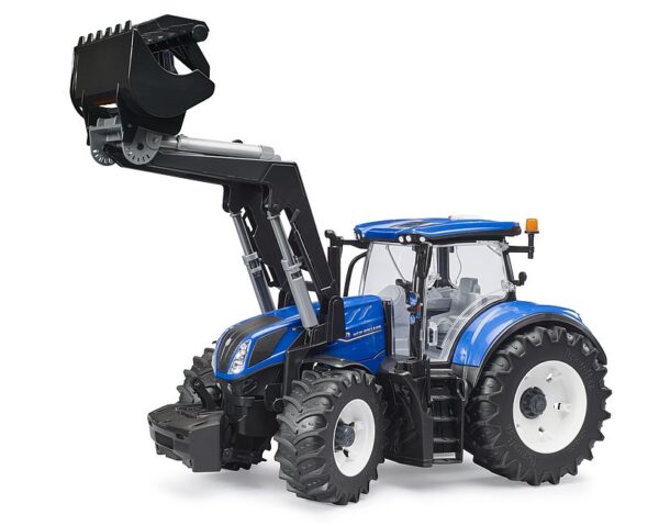 BRUDER 03121 NEW HOLLAND T7.340 WITH SLIP-ON FRONT LOADER KOUREAS TOYS