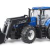 BRUDER 03121 NEW HOLLAND T7.340 WITH SLIP-ON FRONT LOADER KOUREAS TOYS