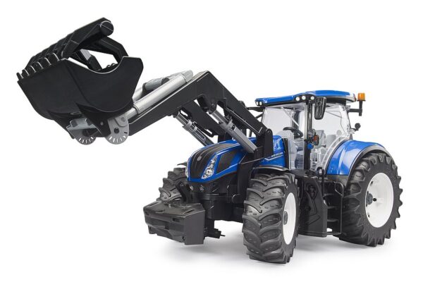 BRUDER 03121 NEW HOLLAND T7.340 WITH SLIP-ON FRONT LOADER KOUREAS TOYS