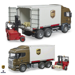 BRUDER 03581 SCANIA R-SERIES UPS LOGISTICS TRUCK KOUREAS TOYS