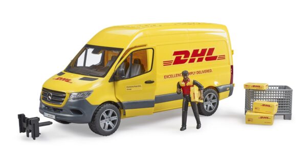 BRUDER 02671 MB SPRINTER DHL WITH DRIVER ITEM KOUREAS TOYS