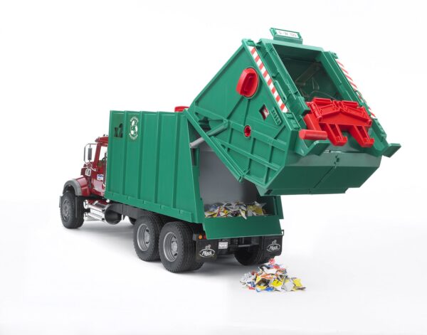 BRUDER 02812 MACK GRANITE GARBAGE TRUCK KOUREAS TOYS