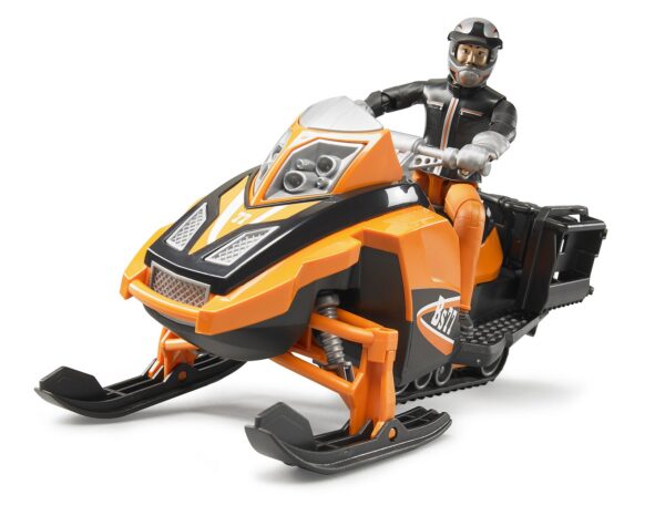 BRUDER 63101 SNOWMOBIL WITH DRIVER AND ACCESSORIES KOUREAS TOYS