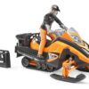 BRUDER 63101 SNOWMOBIL WITH DRIVER AND ACCESSORIES KOUREAS TOYS